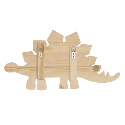 Little Love by NoJo Dinosaur Shaped Rawr Blue and White Wood Wall Décor