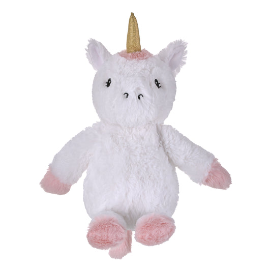 Carter's Chasing Rainbows - White, Pink and Gold Sparkle Unicorn Super Soft Plush Stuffed Animal
