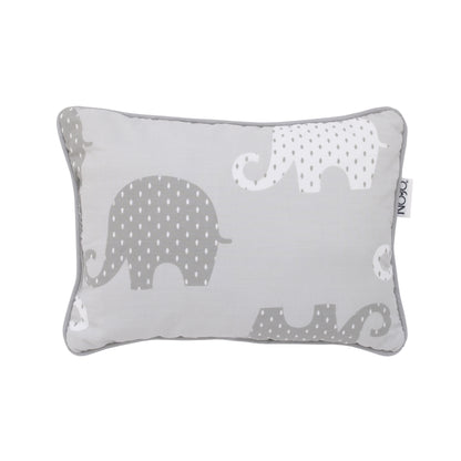 NoJo Dreamer Gray Elephant 8-Piece Nursery Crib Bedding Set