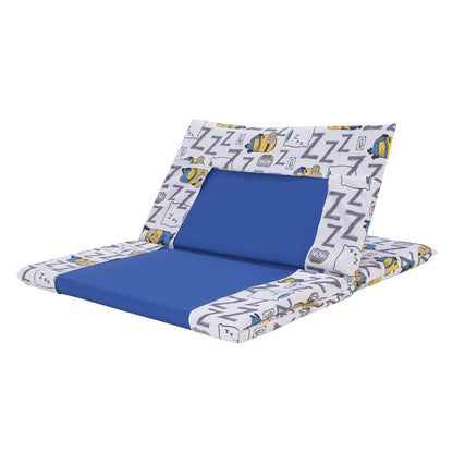 Illumination Lazy Minions Club Gray, Blue, Yellow, and White Preschool Nap Pad Sheet