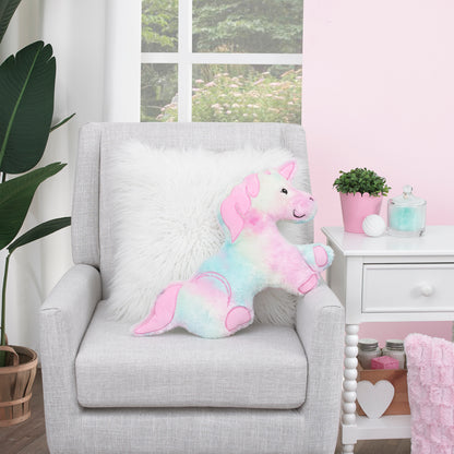 Everything Kids Bubble Gum Scented Rainbow Unicorn Super Soft Plush Pillow