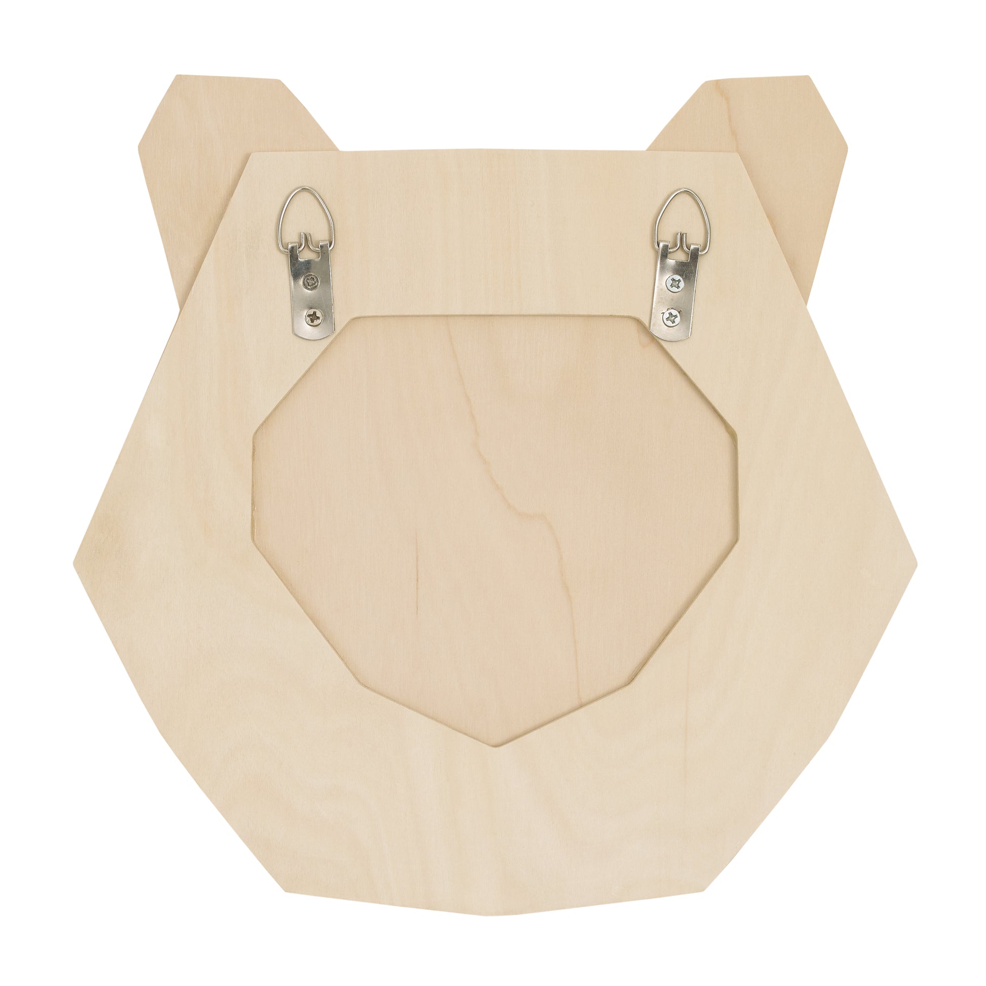Little Love by NoJo Bear Head Layered Natural Wood Nursery Wall Decor