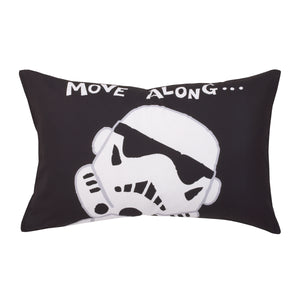 Star Wars Storm Trooper Black and White 4 Piece Toddler Bed Set - Comforter, Fitted Bottom Sheet, Flat Top Sheet, and Reversible Pillowcase