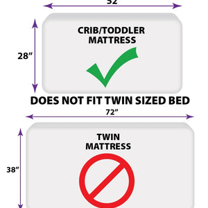 Disney Encanto Power Trio Purple and Teal 4 Piece Toddler Bed Set - Comforter, Fitted Bottom Sheet, Flat Top Sheet, and Reversible Pillowcase