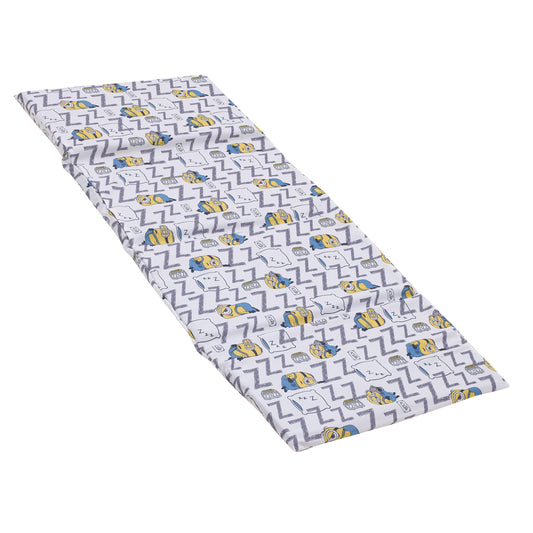 Illumination Lazy Minions Club Gray, Blue, Yellow, and White Preschool Nap Pad Sheet