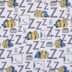 Illumination Lazy Minions Club Gray, Blue, Yellow, and White Deluxe Easy Fold Toddler Nap Mat
