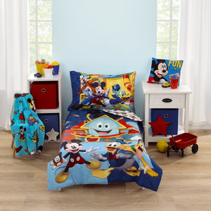 Disney Mickey Mouse Funhouse Crew Blue, Red and Yellow, Funny, and Donald Duck 