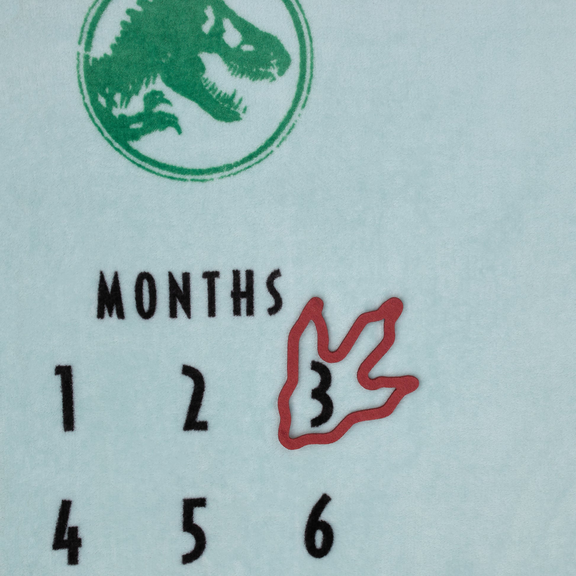 Welcome to the Universe Baby Jurassic World Blue, Green, Orange and Yellow I'm-a-Roar-able Dinosaur Super Soft Milestone Baby Blanket