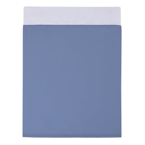 Carter's Blue Elephant - Chambray, Navy, Gray and White Elephant, Moon, Clouds and Stars 3 Piece Nursery Crib Bedding Set - Comforter, Fitted Crib Sheet and Crib Skirt