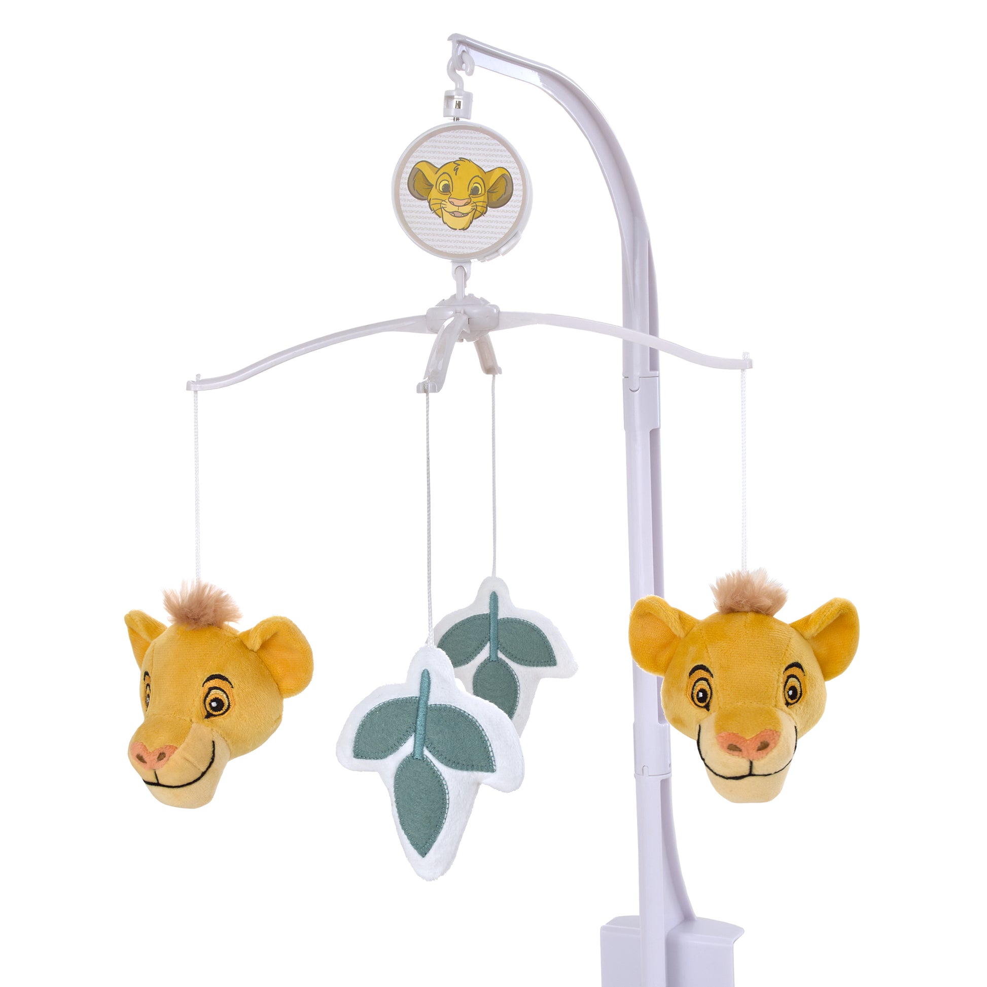 Disney Lion King - Wild About You Tan and Teal Plush Simba Musical Mobile