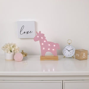 Little Love by NoJo Pink Unicorn Lighted Nursery DÃƒÆ’Ã‚Â©cor