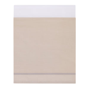 Disney Classic Pooh Naturally Friends Ivory and Taupe Piglet, Eeyore, and Tigger 3 Piece Nursery Crib Bedding Set - Comforter, 100% Cotton Fitted Crib Sheet, and Crib Skirt