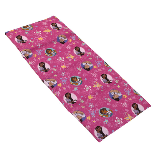 Disney Encanto Tropical Delight Pink and Aqua, Mirabel and Isabella  Preschool Nap Pad Sheet