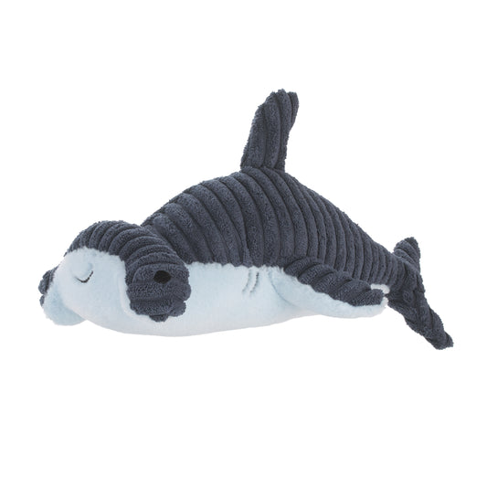 NoJo Explore Dream Discover Navy, and Light Blue Hammerhead Shark Shaped Plush Stuffed Animal