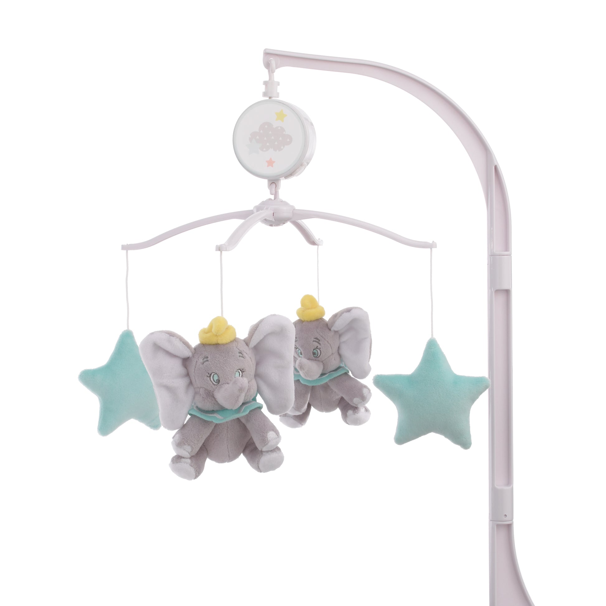Disney Dumbo - Shine Bright Little Star Aqua, Grey and Yellow Musical Mobile