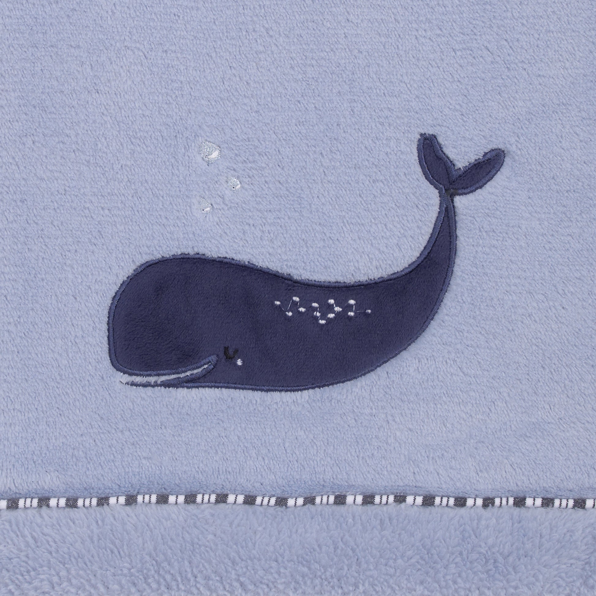 NoJo Seas The Day Blue Whale Super Soft Baby Blanket