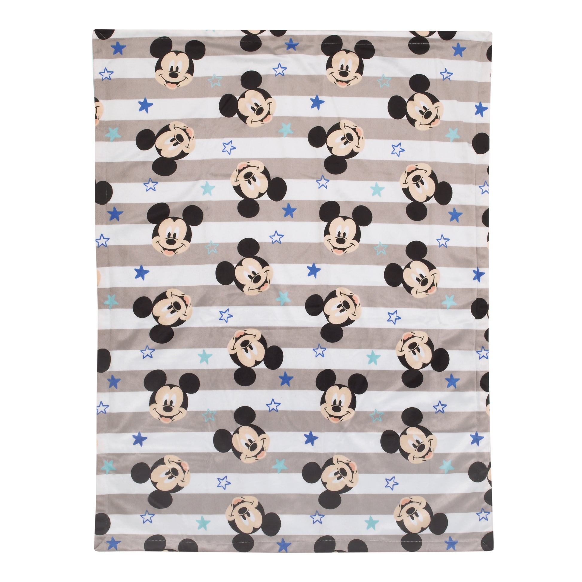 NoJo Disney Mickey Mouse Deluxe Reversible Baby Blanket