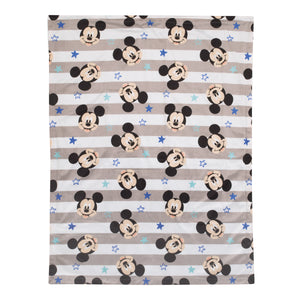 NoJo Disney Mickey Mouse Deluxe Reversible Baby Blanket