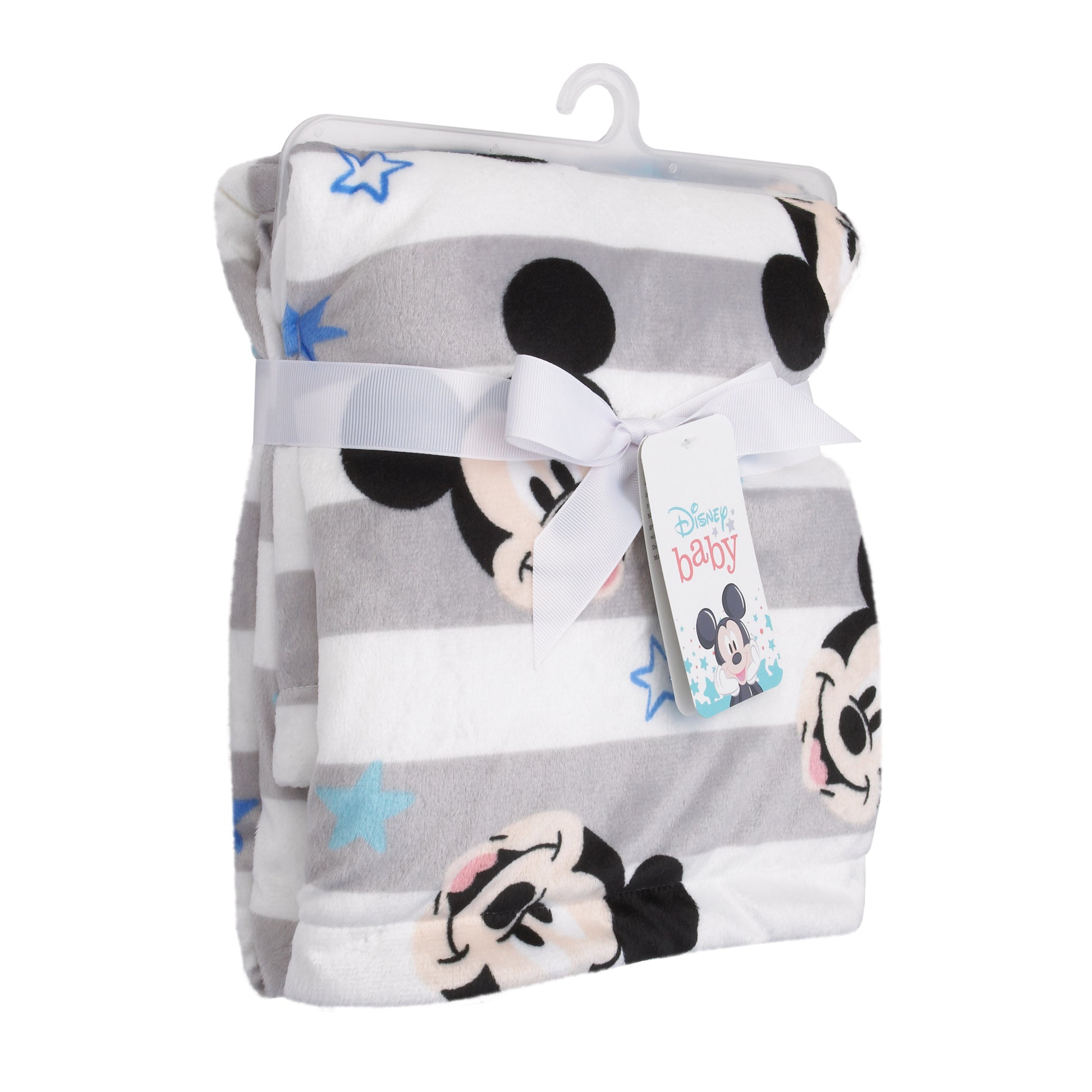 NoJo Disney Mickey Mouse Deluxe Reversible Baby Blanket