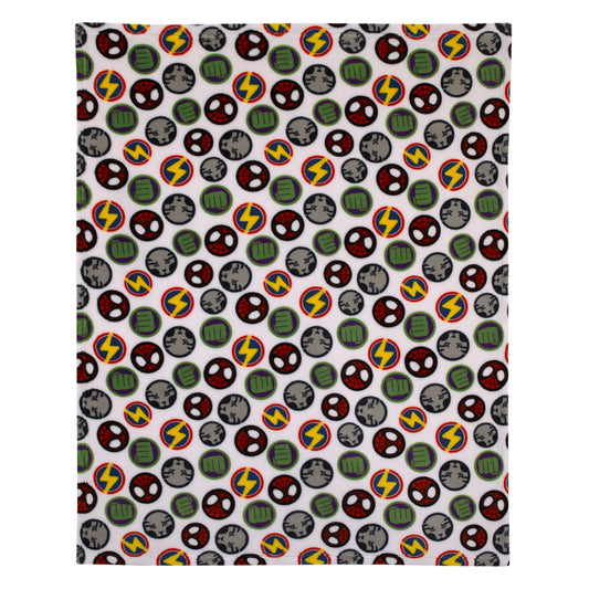 Marvel Spidey and His Amazing Friends Blue, Red, Yellow, and Green, Team Up Toddler Blanket