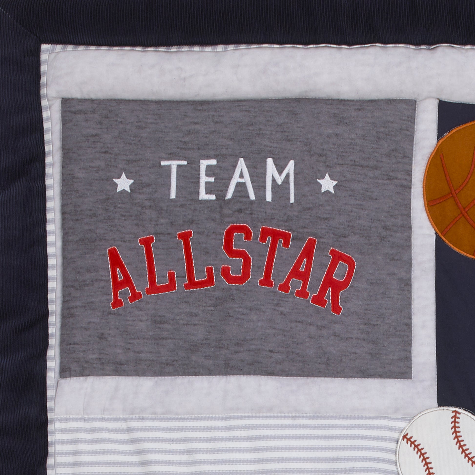 NoJo Team All Star Navy, Grey, and Light Blue, Football, Baseball