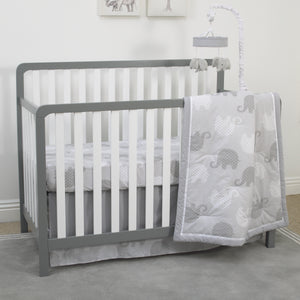NoJo Dreamer Grey and White Elephant Musical Mobile