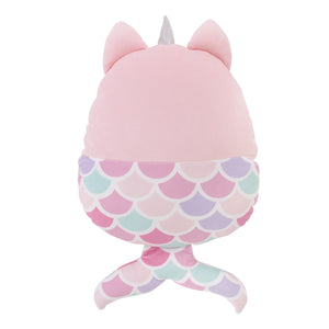 Everything Kids Mermaid Kitty Unicorn Pink, Aqua, and Lavender Squishy Toddler Pillow