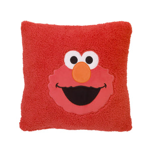 Sesame Street Elmo Red Super Soft Sherpa Toddler Pillow with Applique