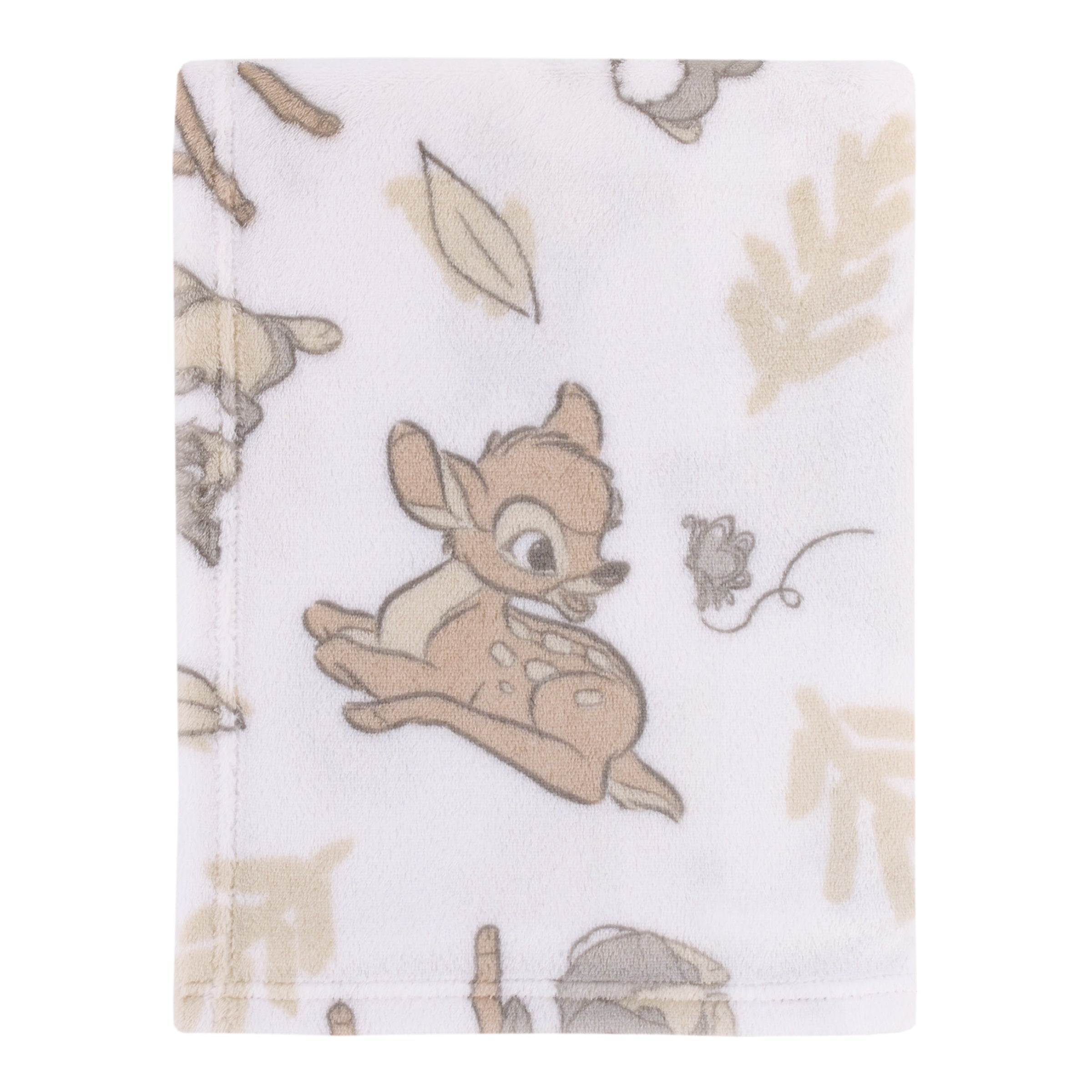 Disney B is for Bambi Tan, Gray, and White Super Soft Plush Baby