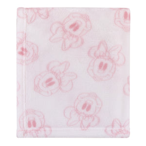 Minnie Mouse Hello Gorgeous 3 Piece Crib Bedding Set, Pink and White