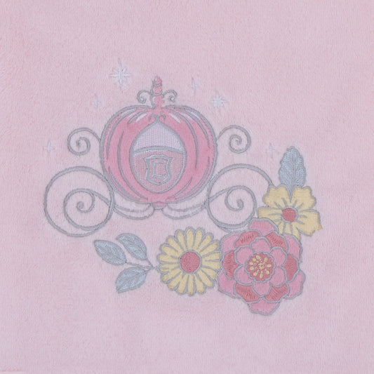 Disney Sweet Princess Pink and Light Blue Enchanted Carriage Super Soft Baby Blanket