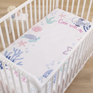 NoJo Mermaid Lagoon Pink, Blue, and White 
