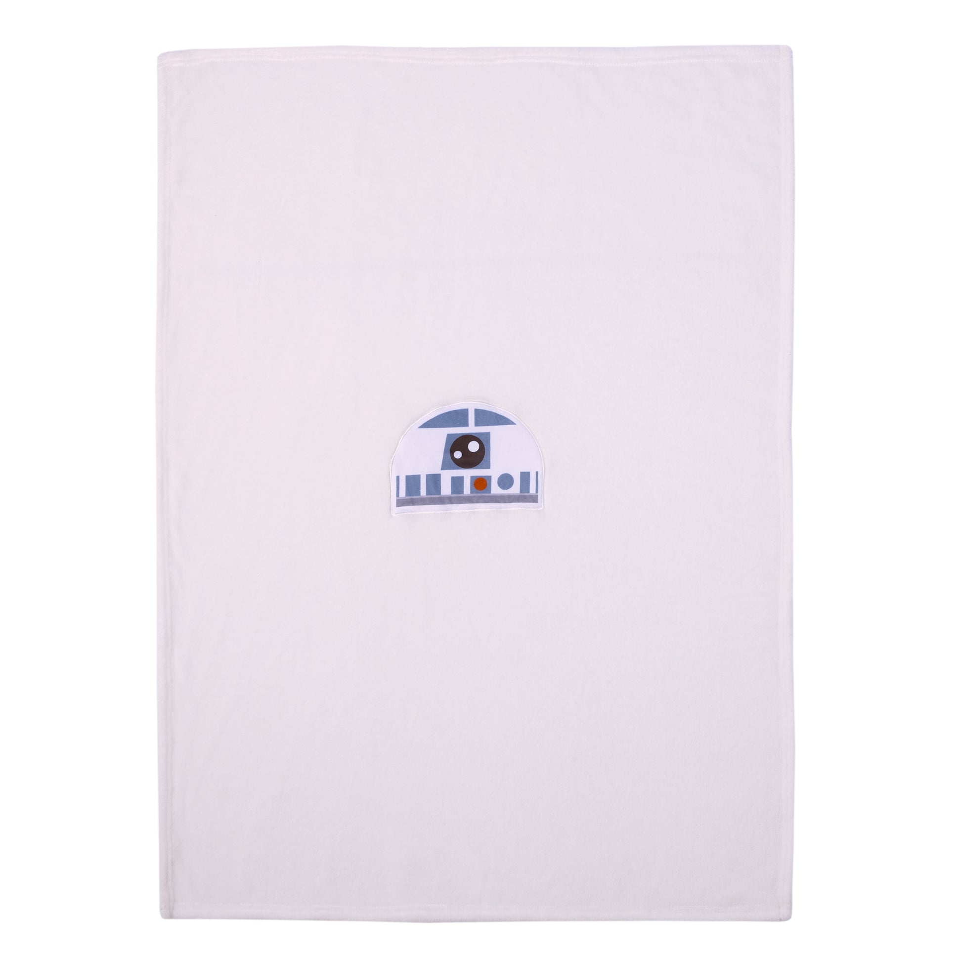 Star Wars R2D2 Blue and White Super Soft Character Shaped Toddler Blanket