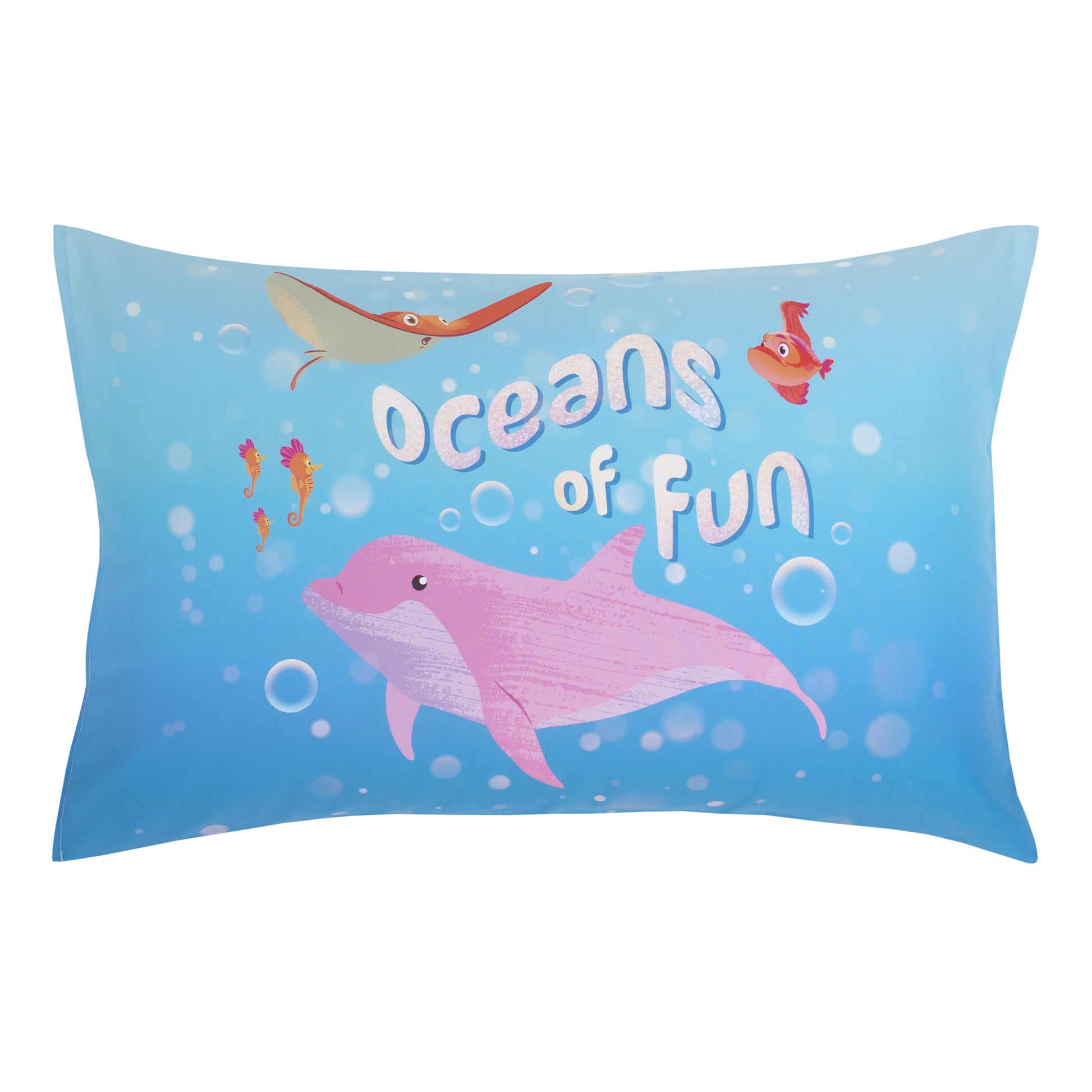 NoJo Disney Junior Ariel Pink and Aqua Friends Are A Treasure 4 Piece Toddler Bed Set