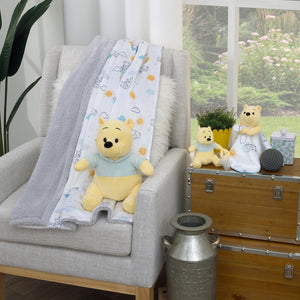 Winnie The Pooh Yellow and Aqua Plush