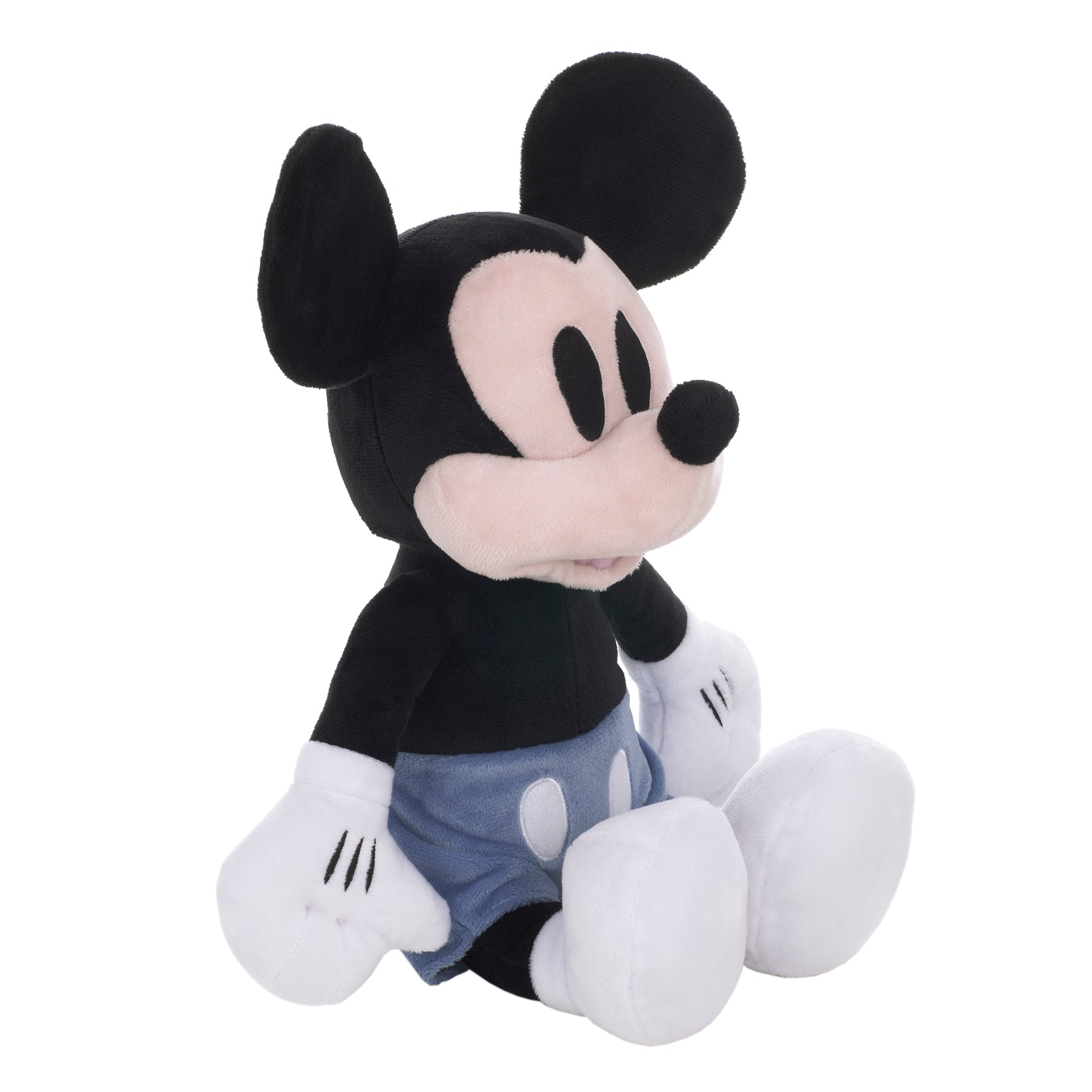 NoJo Disney Mickey Mouse Black, White, and Blue Plush – NoJo Baby