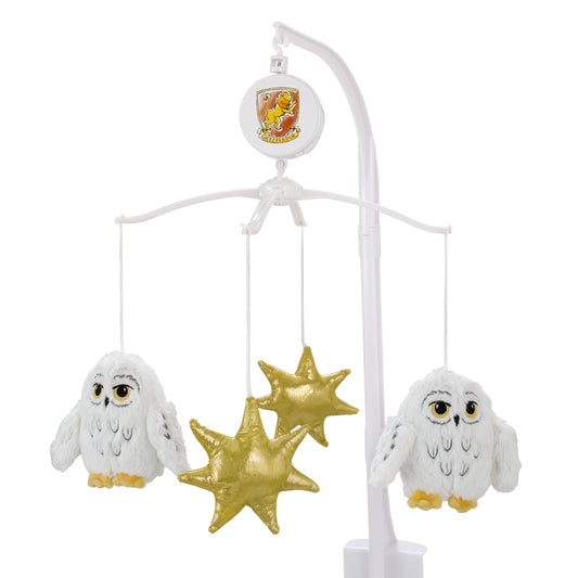 Warner Bros  Harry Potter Magical Moments White and Gold Hedwig Musical Mobile