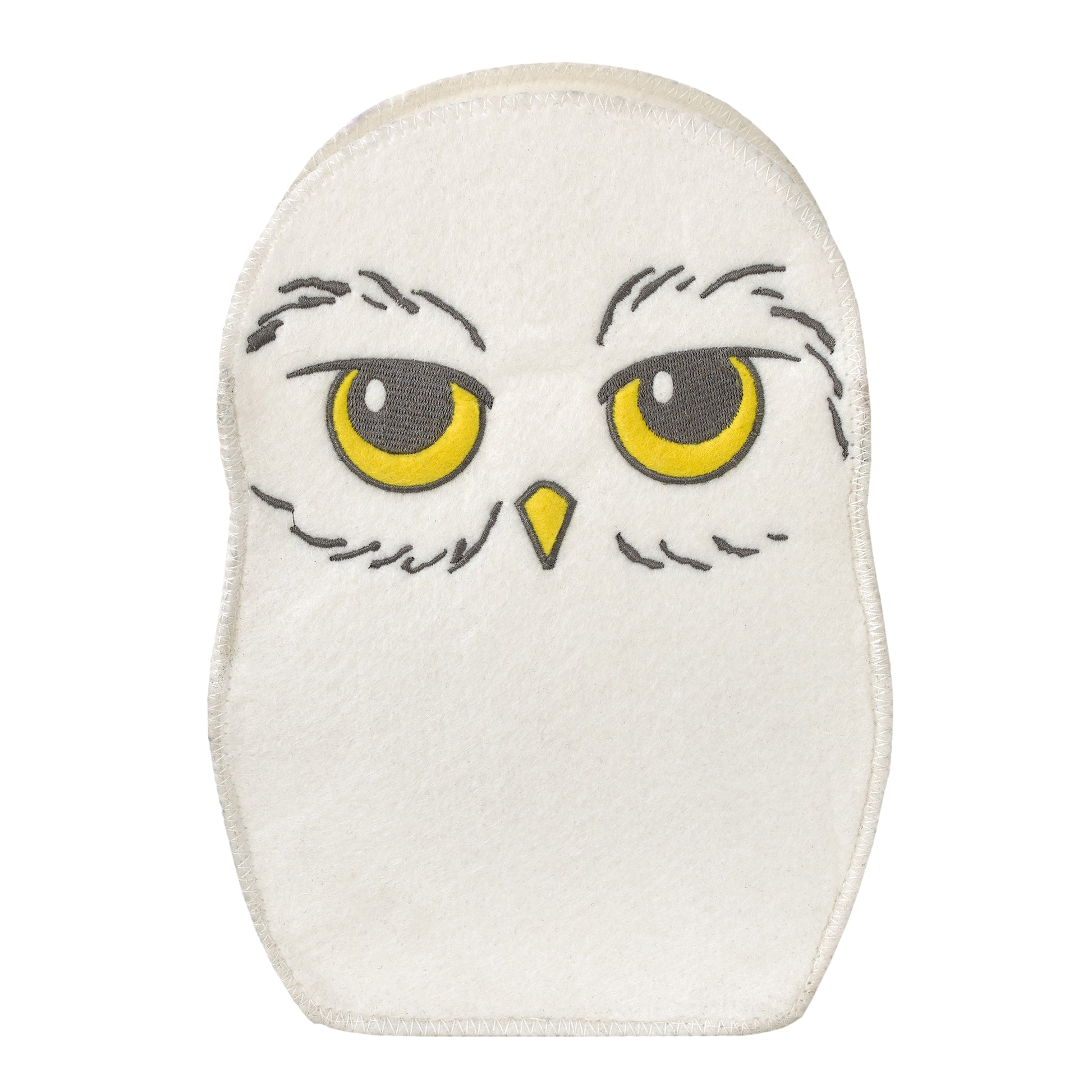 Warner Bros  Harry Potter Magical Moments White Hedwig Shaped Felt Storage