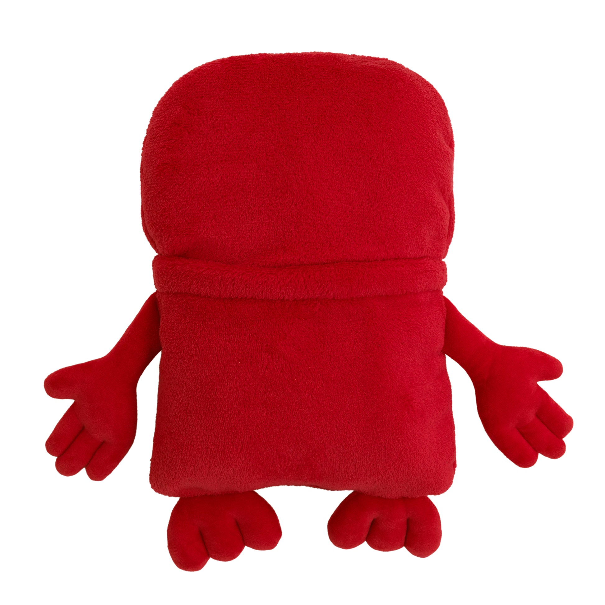 Sesame Street Come and Play Red Elmo Super Soft Character Shaped Toddler Blanket