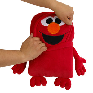 Sesame Street Come and Play Red Elmo Super Soft Character Shaped Toddler Blanket