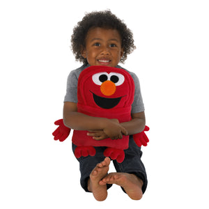 Sesame Street Come and Play Red Elmo Super Soft Character Shaped Toddler Blanket