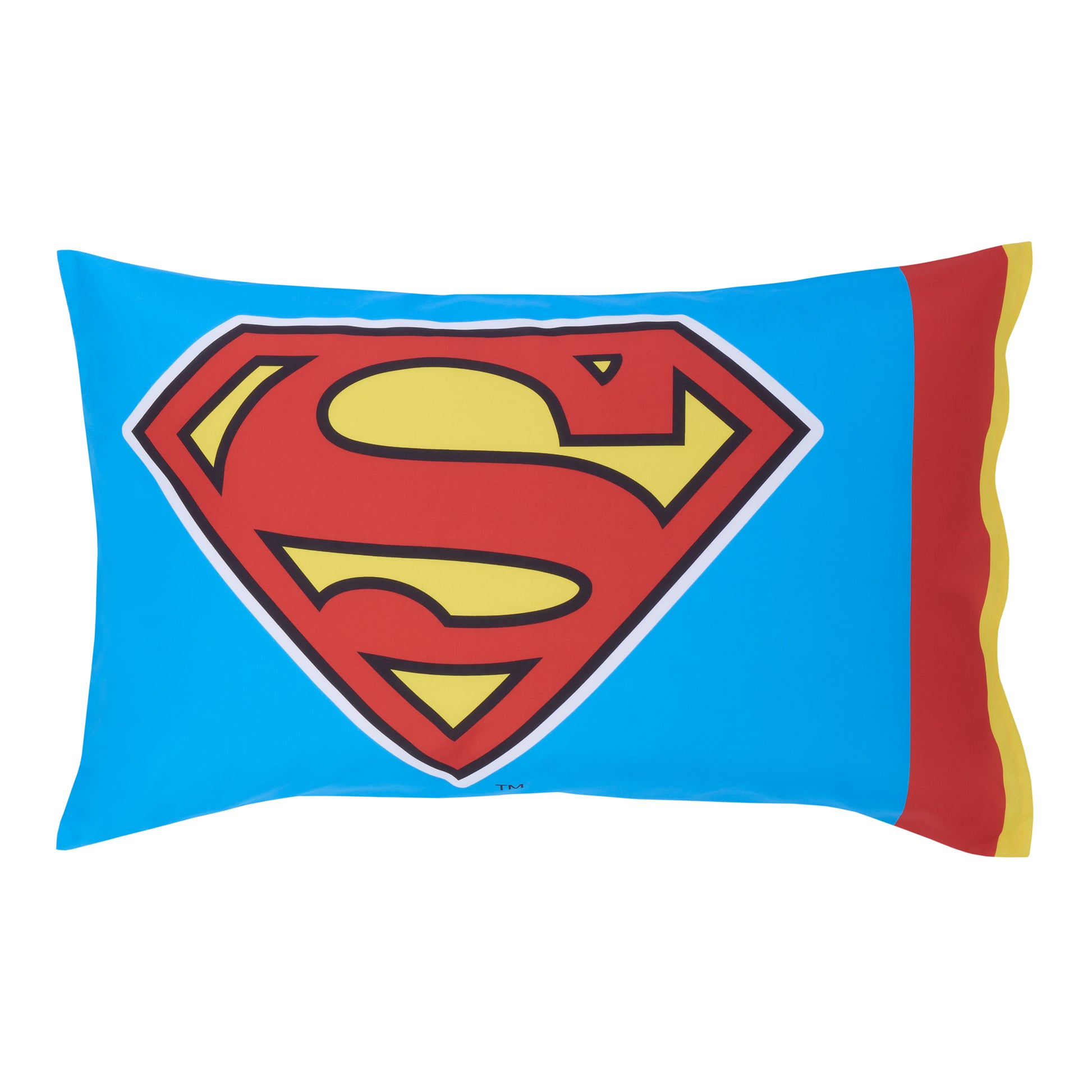 NoJo Warner Bros Superman "Up In The Sky" 4 Piece Toddler Bed Set