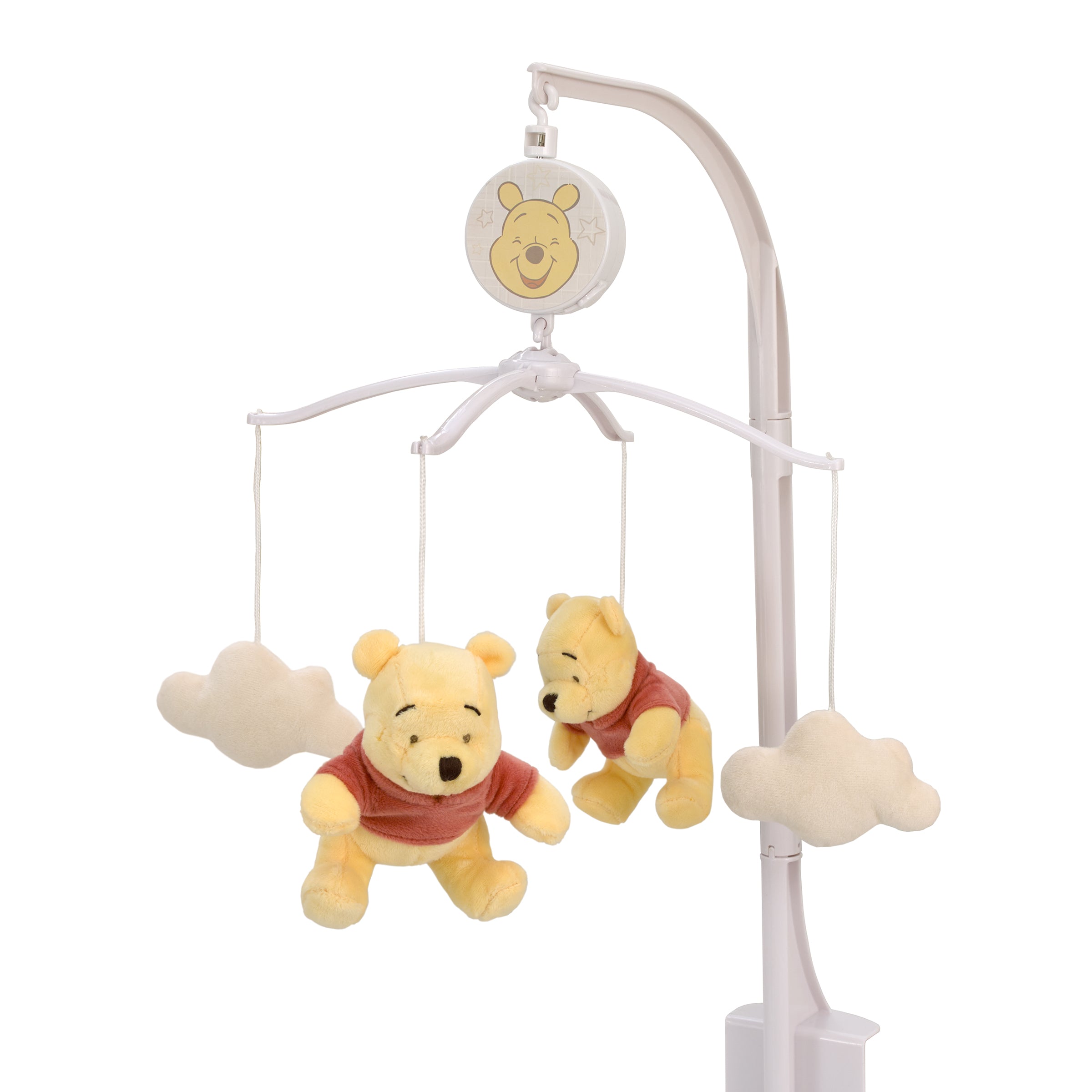 ベース My pooh Disney Winnie the Pooh - Blustery Day Plush Clouds Musical Mobile
