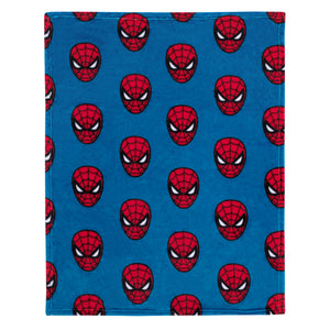 Marvel Spider-Man Royal Blue and Red Super Soft Baby Blanket