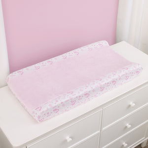 Disney The Little Mermaid Pink, Aqua, and Coral Ariel Cute by Nature 4 Piece Nursery Crib Bedding Set - Comforter, Fitted Crib Sheet, Changing Pad Cover, and Crib Skirt