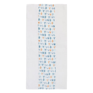 Disney Mickey Mouse Blue, White, and Orange 2Pk 100% Cotton Muslin Burp Cloths