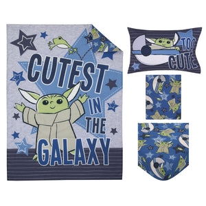 Star Wars The Child Cutest in the Galaxy Blue, Green and Gray, 
