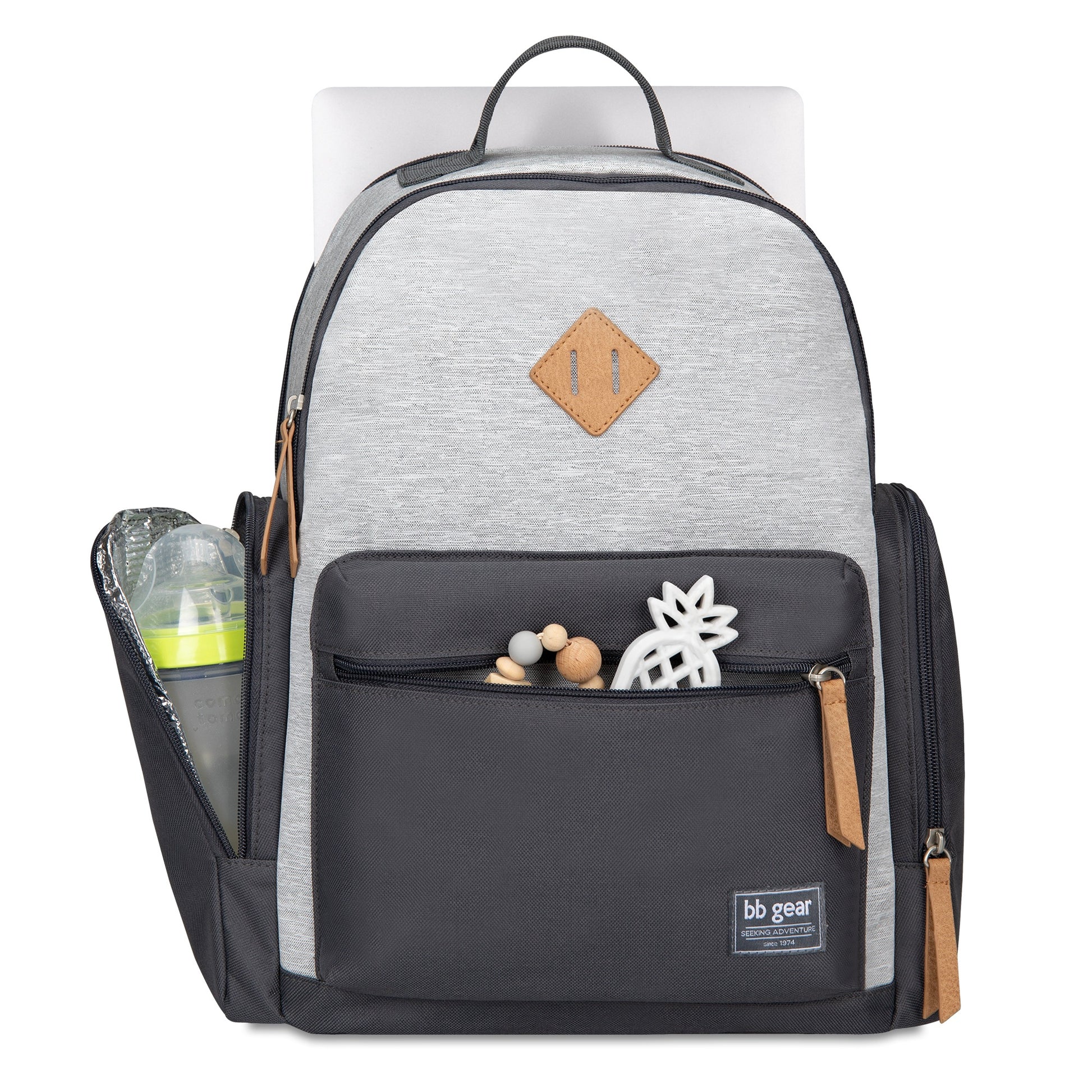Baby Boom Gear - Stonescape Colorblock Backpack Diaper Bag