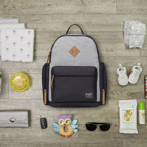 Baby Boom Gear - Stonescape Colorblock Backpack Diaper Bag