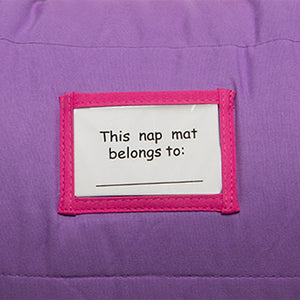 NoJo Little Princess Toddler Nap Mat - Includes Attached Pillow and Fleece Blanket
